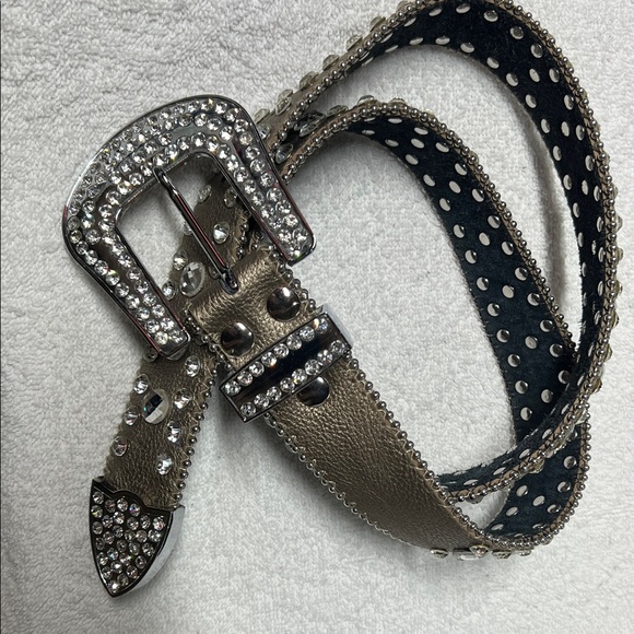 Studded Rhinestone Belt - Picture 2 of 5